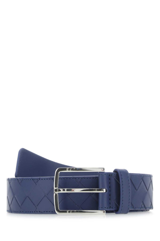 Blue leather belt BOTTEGA VENETA (609182VCPQ3)