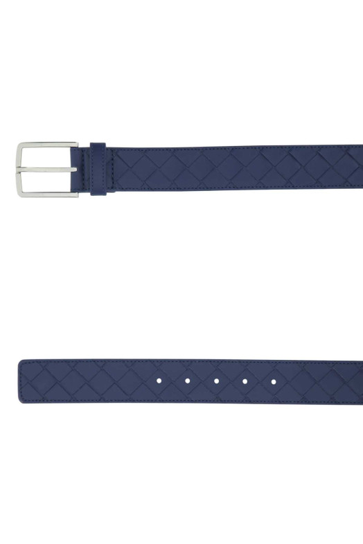 Blue leather belt BOTTEGA VENETA (609182VCPQ3)