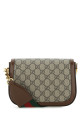 Міні-сумка через плече GUCCI Horsebit 1955 з тканини та шкіри GG Supreme (658574HUHHG)