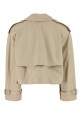 Тренч з бавовняної тканини кольору піску STELLA McCARTNEY (6700523FU150)