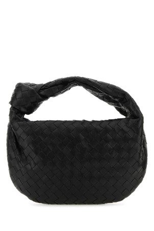 Black leather Teen Jodie handbag Black BOTTEGA VENETA (690225VCPP0)