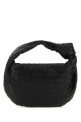 Чорна шкіряна сумочка Teen Jodie від BOTTEGA VENETA (690225VCPP0)