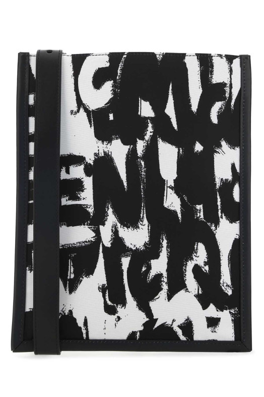 Printed nylon crossbody bag Black ALEXANDER MCQUEEN (7043141AAHF)