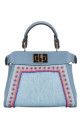 NANO PEEKABOO  DENIM С ВЫШИВКОЙ B FENDI (7AS294AY5X)