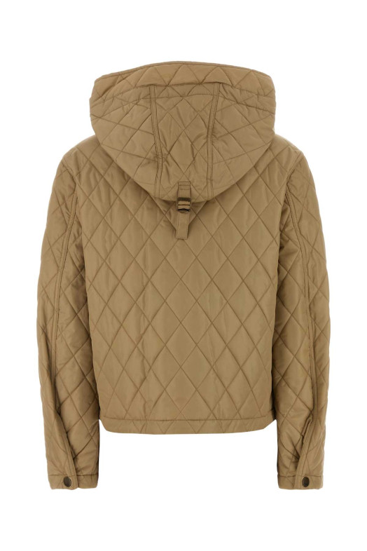 Бежева нейлонова куртка BURBERRY (8113116)