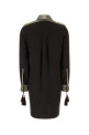 Chocolate silk shirt dress BURBERRY (8124631)