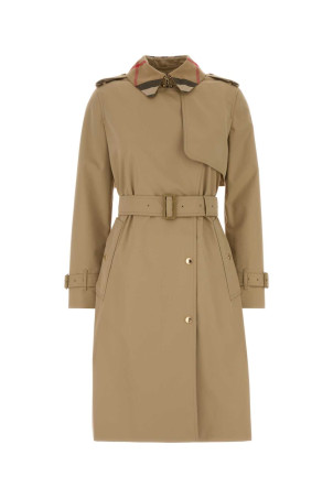 Бежевий бавовняний тренч BURBERRY (8129458)