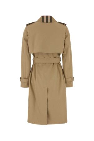 Бежевий бавовняний тренч BURBERRY (8129458)
