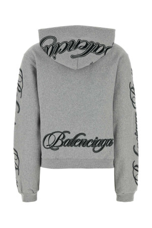 Сіра бавовняна кофта BALENCIAGA (851236TTVM8)