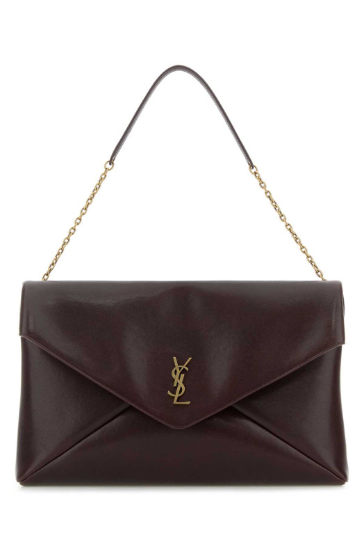 Сумка через плече Cassandre XXL з шкіри кольору винограду від SAINT LAURENT (855802AADOO)