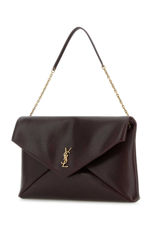Сумка через плече Cassandre XXL з шкіри кольору винограду від SAINT LAURENT (855802AADOO)