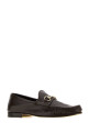 Темно-коричневые кожаные лоферы Gucci Lugano GUCCI (864119AAF3Q)