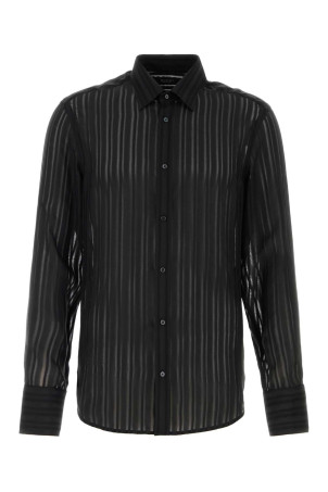 Black silk shirt Black GUCCI (865801ZAU2C)
