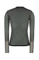 Черный топ из сетки GUCCI (866246XUAOY)