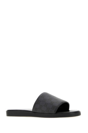 GG canvas slippers GUCCI (871685FAF51)