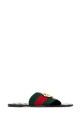 Embroidered fabric Riviera slippers GUCCI (871759HAAOZ)