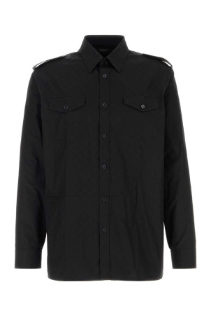 Black poplin shirt Black GUCCI (871856ZAUO8)