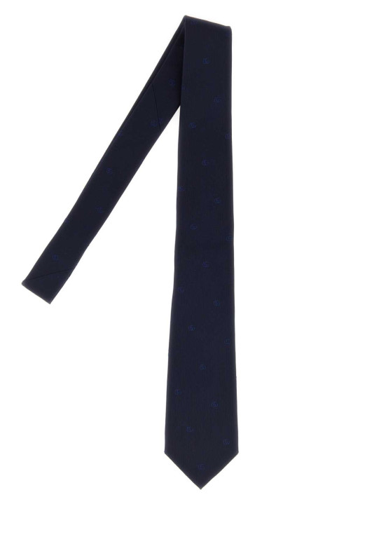 Midnight blue jacquard tie GUCCI (8740914E009)