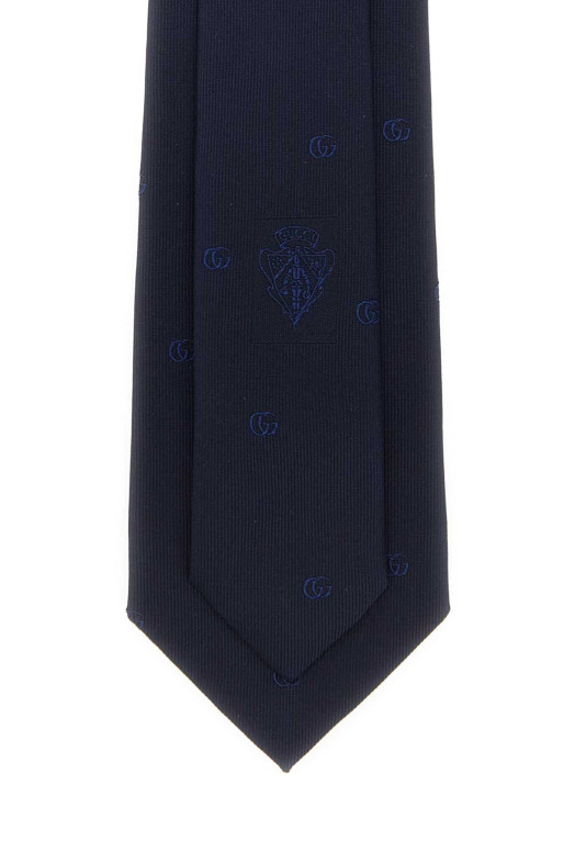 Midnight blue jacquard tie GUCCI (8740914E009)