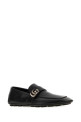 Black leather loafers Black GUCCI (874862AAGSG)