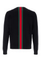 Midnight blue cotton sweater GUCCI (875177XKFPC)