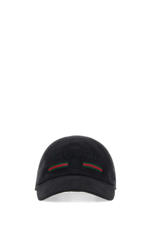 Slate canvas baseball cap GUCCI (8757364HBKG)