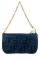 Міні-сумочка з синього оксамиту FENDI (8M0535AW5H)