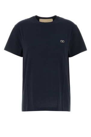 Midnight blue cotton t-shirt VALENTINO GARAVANI (9V3MG10VBMM)