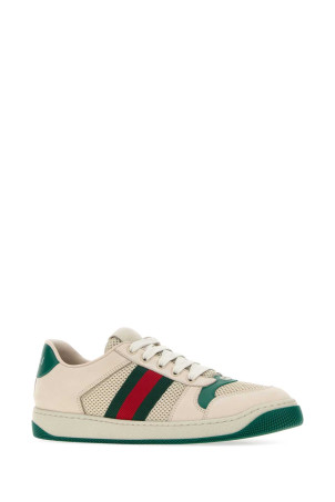 Ivory mesh and suede Screener sneakers GUCCI (A000N1FAGAT)