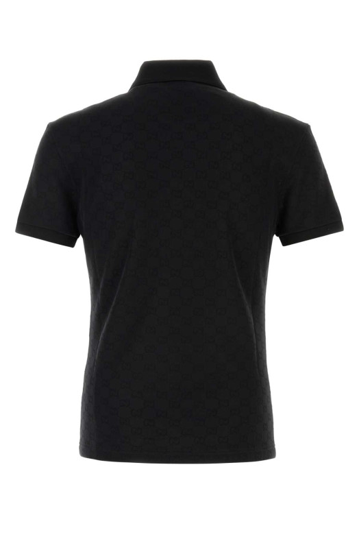 Black jersey polo shirt Black GUCCI (A002V0XJHX4)