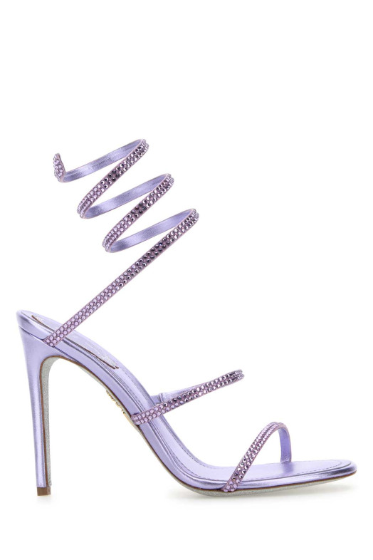 Embellished satin Cleo sandals RENE CAOVILLA (C12369105R001W206)