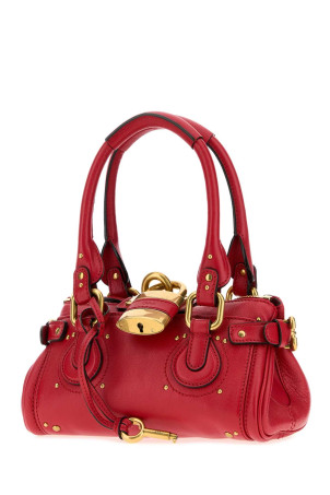 Red small Paddington handbag Purple CHLOE (CH26SS805P75)