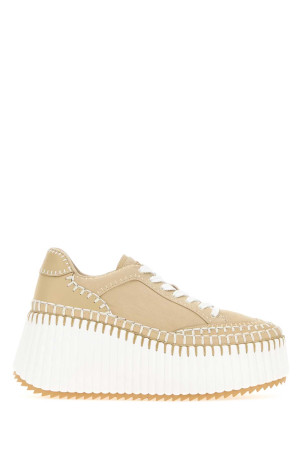 Beige canvas Nama sneakers CHLOE (CH26U02IWX)