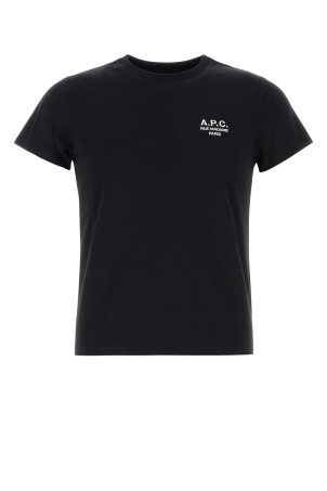 Black cotton t-shirt A.P.C. (COHBUF26610)