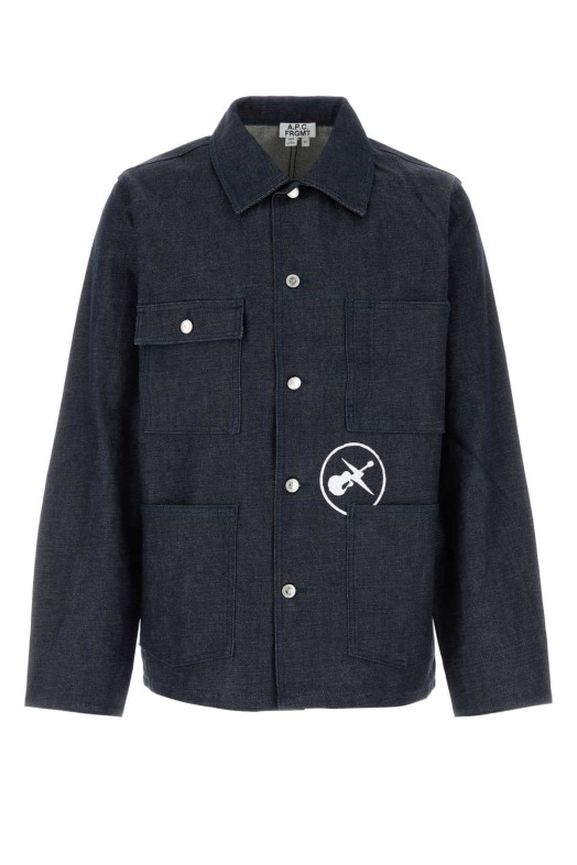 Джинсовая куртка A.P.C. x FRGMT, синяя, A.P.C. (COHESH32131)