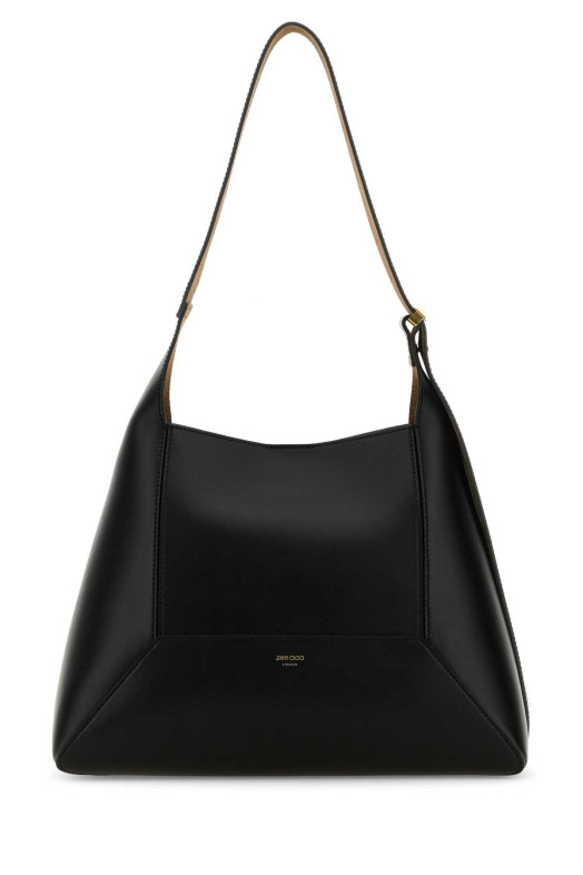 Black leather Diamond shoulder bag Black JIMMY CHOO (DIAMONDHOBOMHUT)