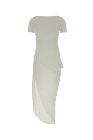 Платье LA ROBE SOLE белого цвета от JACQUEMUS (DRW00841AJ00253)