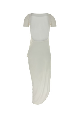 Платье LA ROBE SOLE белого цвета от JACQUEMUS (DRW00841AJ00253)