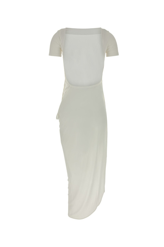 Платье LA ROBE SOLE белого цвета от JACQUEMUS (DRW00841AJ00253)