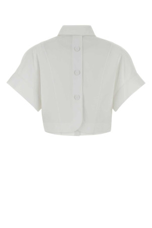 White poplin shirt FENDI (FS8363AW7V)
