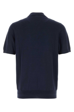 Темно-синя трикотажна футболка BRUNELLO CUCINELLI (M29800104)
