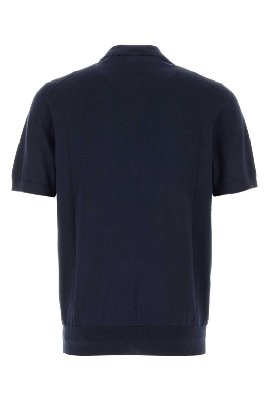 Темно-синя трикотажна футболка BRUNELLO CUCINELLI (M29800104)