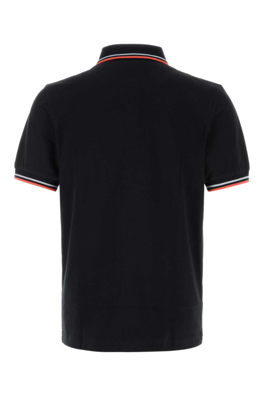 Черная рубашка-поло из пике FRED PERRY (M3600P)