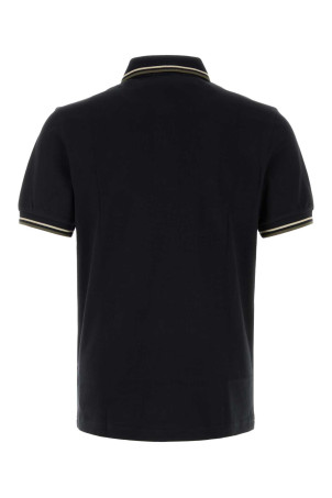 Черная рубашка-поло из пике FRED PERRY (M3600P)