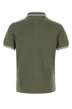 Поло из пике армейского зеленого цвета FRED PERRY (M3600P)