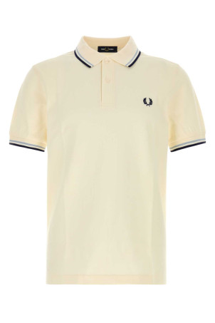Поло из пике кремового цвета FRED PERRY (M3600P)