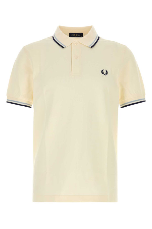 Поло из пике кремового цвета FRED PERRY (M3600P)
