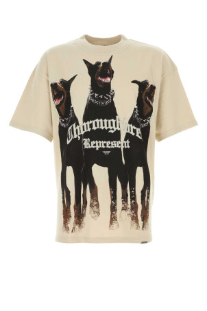Sand cotton Thoroughbred t-shirt REPRESENT (MLM41135)