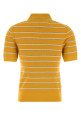 Embroidered stretch cotton blend polo shirt MIU MIU (MMLB35SOOO183M)