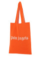 Orange wool blend shopping bag PALM ANGELS (PWNA041S22KNI001)